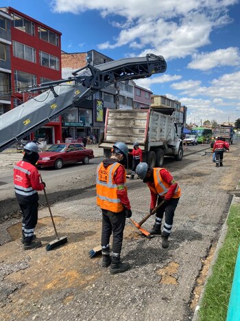 El cierre de la calzada