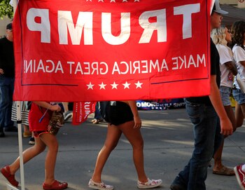 Personas que apoya a Trump