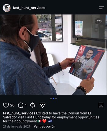 Publicación de la empresa en su cuenta oficial de Instagram. Crédito: Especial