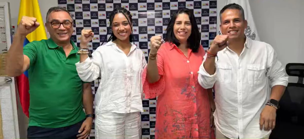 Juliana Guerrero estuvo en un evento del Frente Amplio en apoyo a Omar Benjumea, Lina de Armas y Luis Fernando Quintero - crédito X