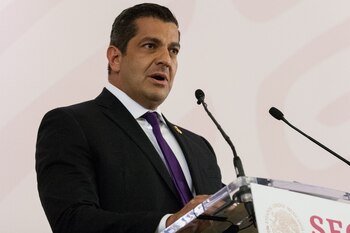 Ricardo Peralta Saucedo durante su