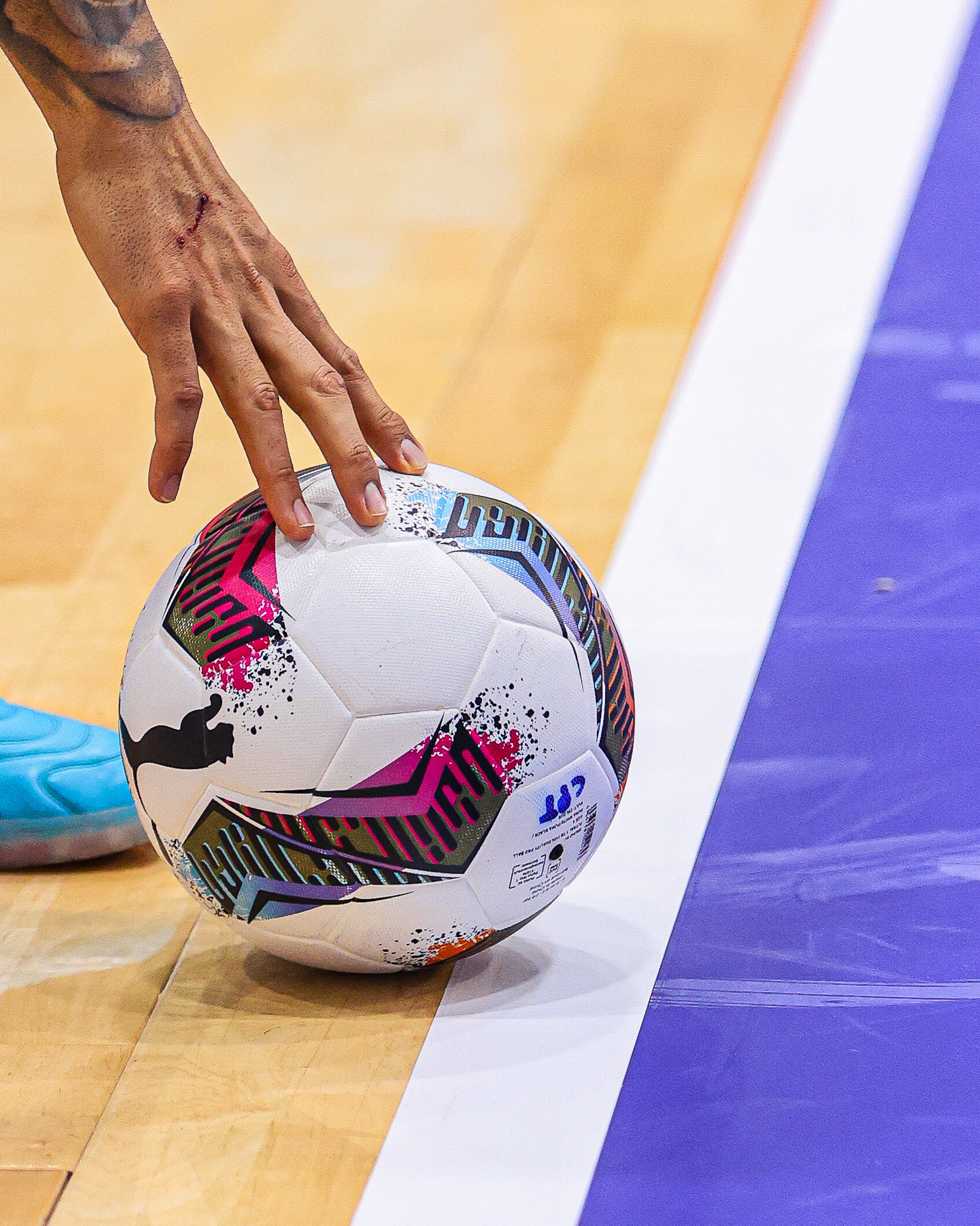 Este es el balón con el que se juega la Copa América Futsal - crédito Conmebol