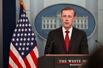 El asesor de Seguridad Nacional de la Casa Blanca, Jake Sullivan (REUTERS/Annabelle Gordon/ARCHIVO)