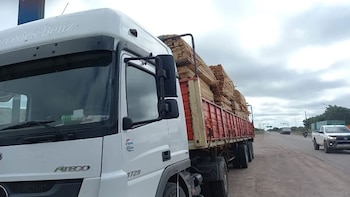 El conductor del camión denunció