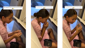La hija de Martín Elías intentó reconocer el olor de su padre en algunas prendas que su madre, Dayana Jaimes, había conservado - crédito @dayanajaimes55/ Instagram