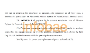 La resolución prohíbe a Icardi