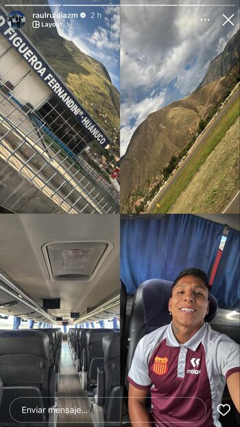 Raúl Ruidíaz viajó a Huánuco