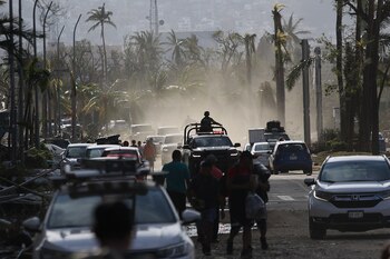 Fotografía que muestra los daños