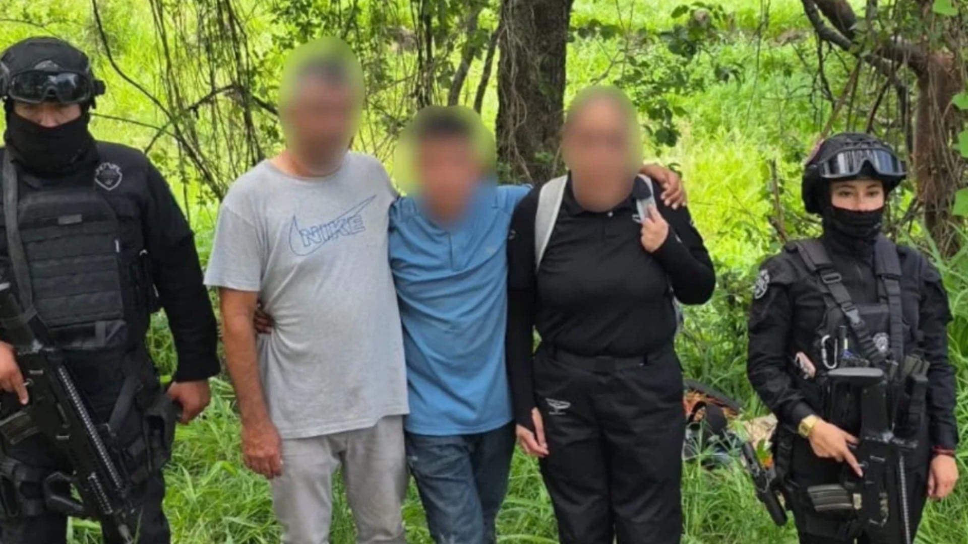 Uno de los tres adolescentes que fueron soltados por sus reclutadores y que salió con vida Foto: Secretaría de Seguridad Jalisco