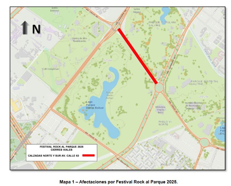 La Secretaría de Movilidad estableció cierre de calzadas y ciclorrutas por el festival que se lleva a cabo en Bogotá - crédito Secretaría de Movilidad