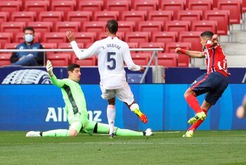 El delantero uruguayo del Atlético