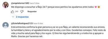 Los usuarios agradecieron a Ñejo por su labor social