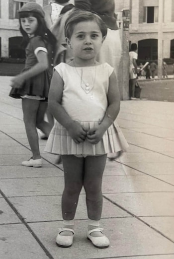 Ana Rosenfeld, de niña