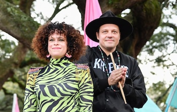 Régine Chassagne y Win Butler,