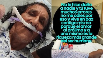 La familia de Mondonguito informó que el cómico recibe asistencia respiratoria y permanece bajo monitoreo médico por su fibrosis pulmonar