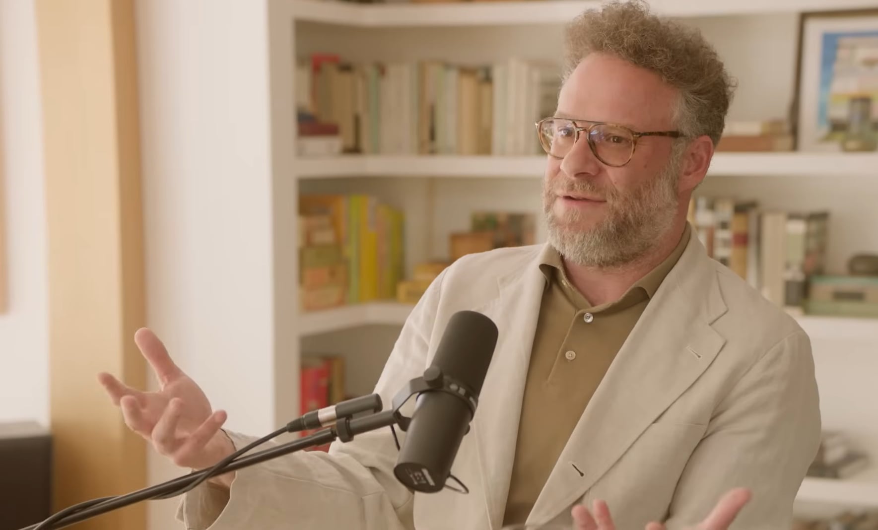 La amistad con Evan Goldberg y la vulnerabilidad masculina en Supercool ocupan un lugar central en la obra de Seth Rogen (Captura de video: YouTube/@theinterviewpodcas)