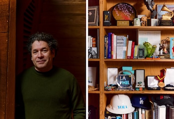 Dudamel en su oficina en