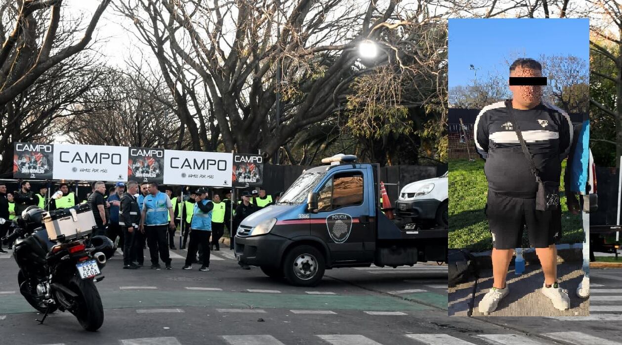 El detenido en el marco de los recitales de Don Osvaldo