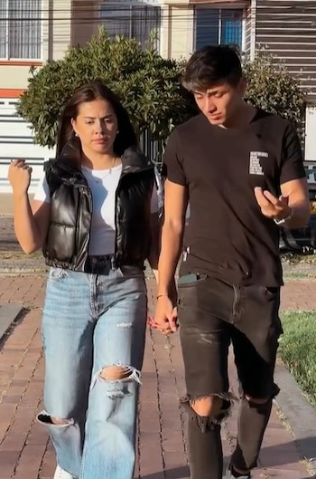 Gina Rivera y Julián Pinilla llevan más de un año como novios - crédito @soyginarivera/IG