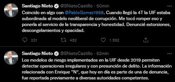Santiago Nieto Pablo Gómez Peña Nieto