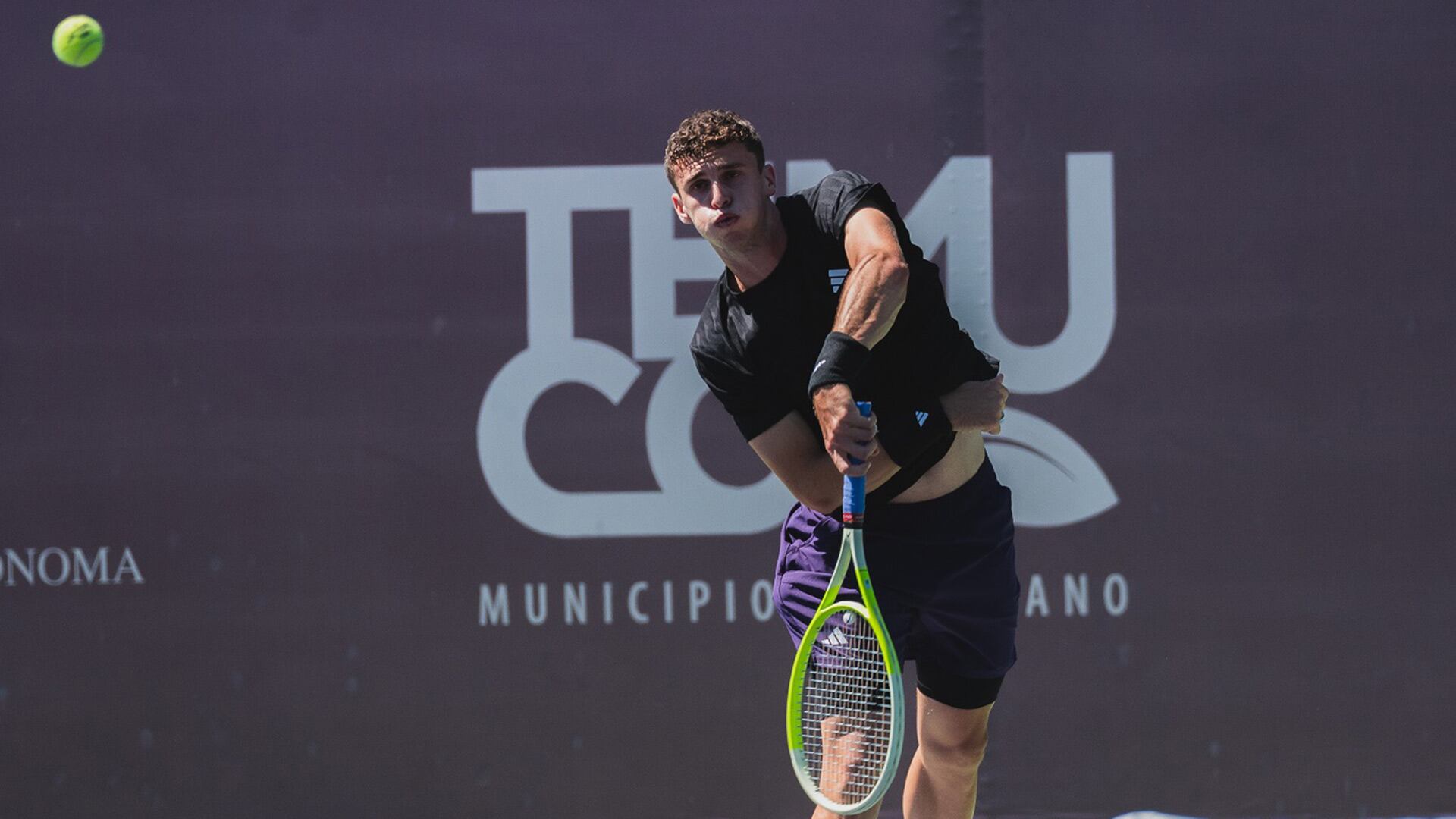 Juan Manuel Cerúndolo es el máximo favorito en el certamen chileno (Fuente: Challenger de Temuco)