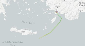 La ruta del "Eclipse", según