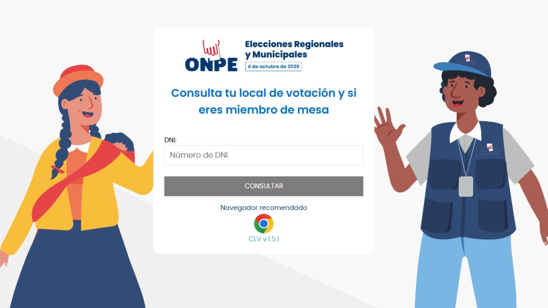 Ya puedes conocer tu local de votación para las ERM2026 de este 4 de octubre.