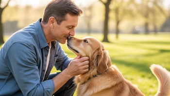 Una empresa en Nueva York ofrece hasta 1000 dólares por hora por besar perros y oler su aliento