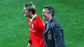 David Beckham y Sir Alex
