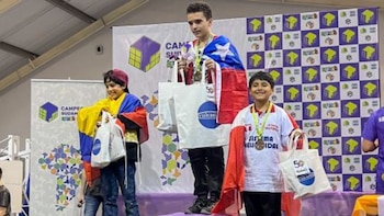 Perú en el podio: escolar de 11 años gana medalla en torneo sudamericano de cubo rubik