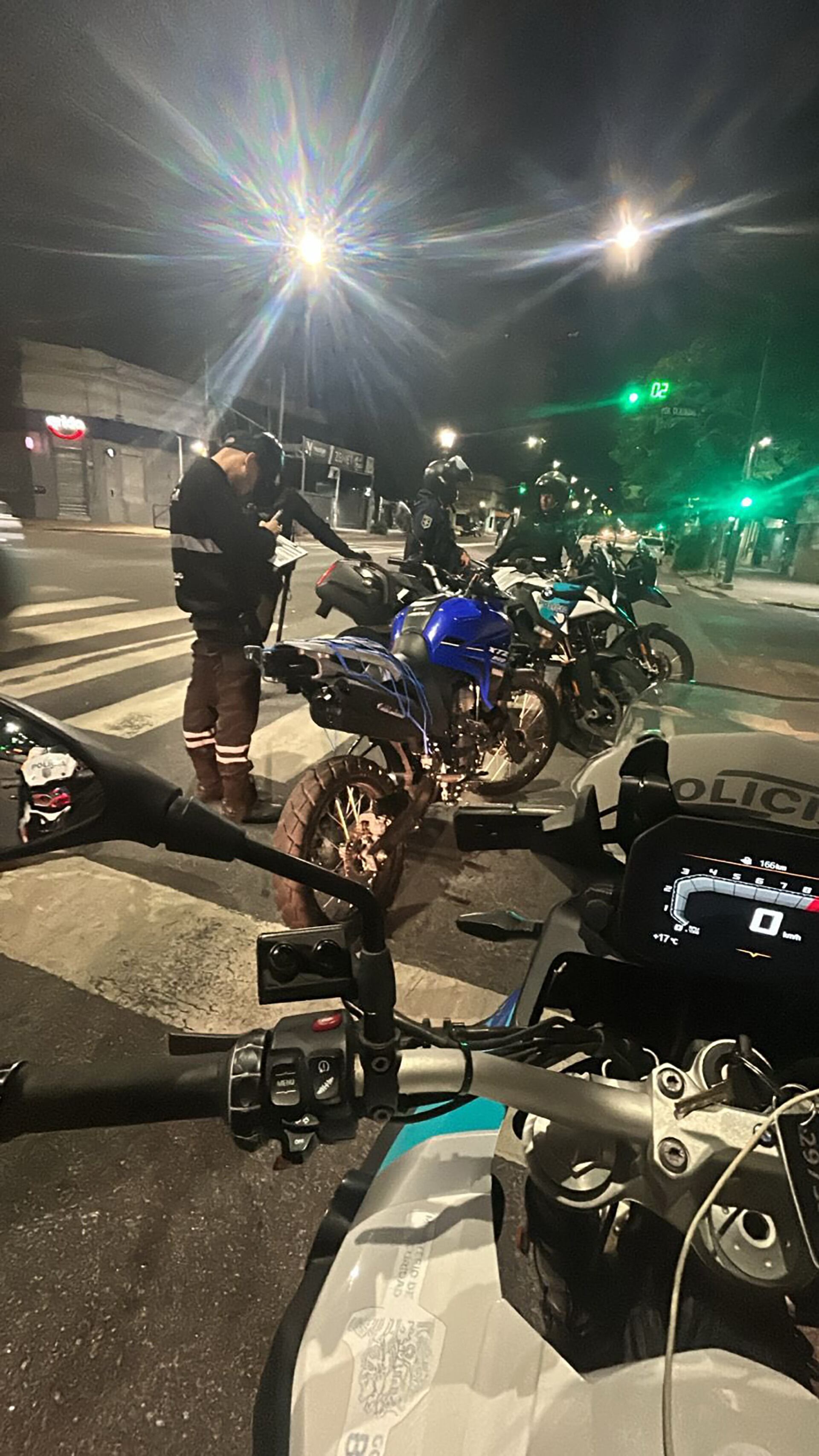 El operativo de la policía platense