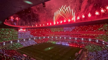 El Estadio Ciudad de México renace ante “Cielito Lindo” en el show de medio tiempo durante el México vs Portugal