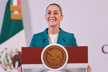 Claudia Sheinbaum en La Mañanera