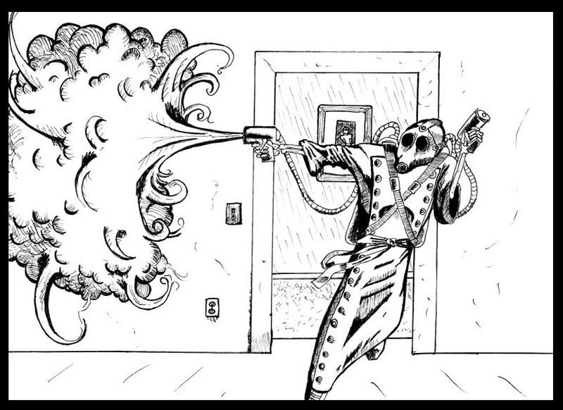 Uno de los tantos comics que contaban lo que los vecinos aseguraban haber vivido en sus propias casas