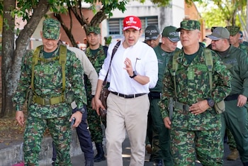 El anuncio se produjo después del Consejo de Seguridad realizado con autoridades nacionales ni locales en Neiva, Huila - crédito @COMANDANTE_FFMM/X