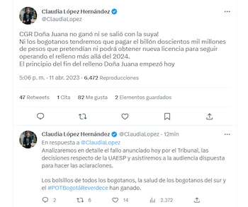 La alcaldesa López comentó la