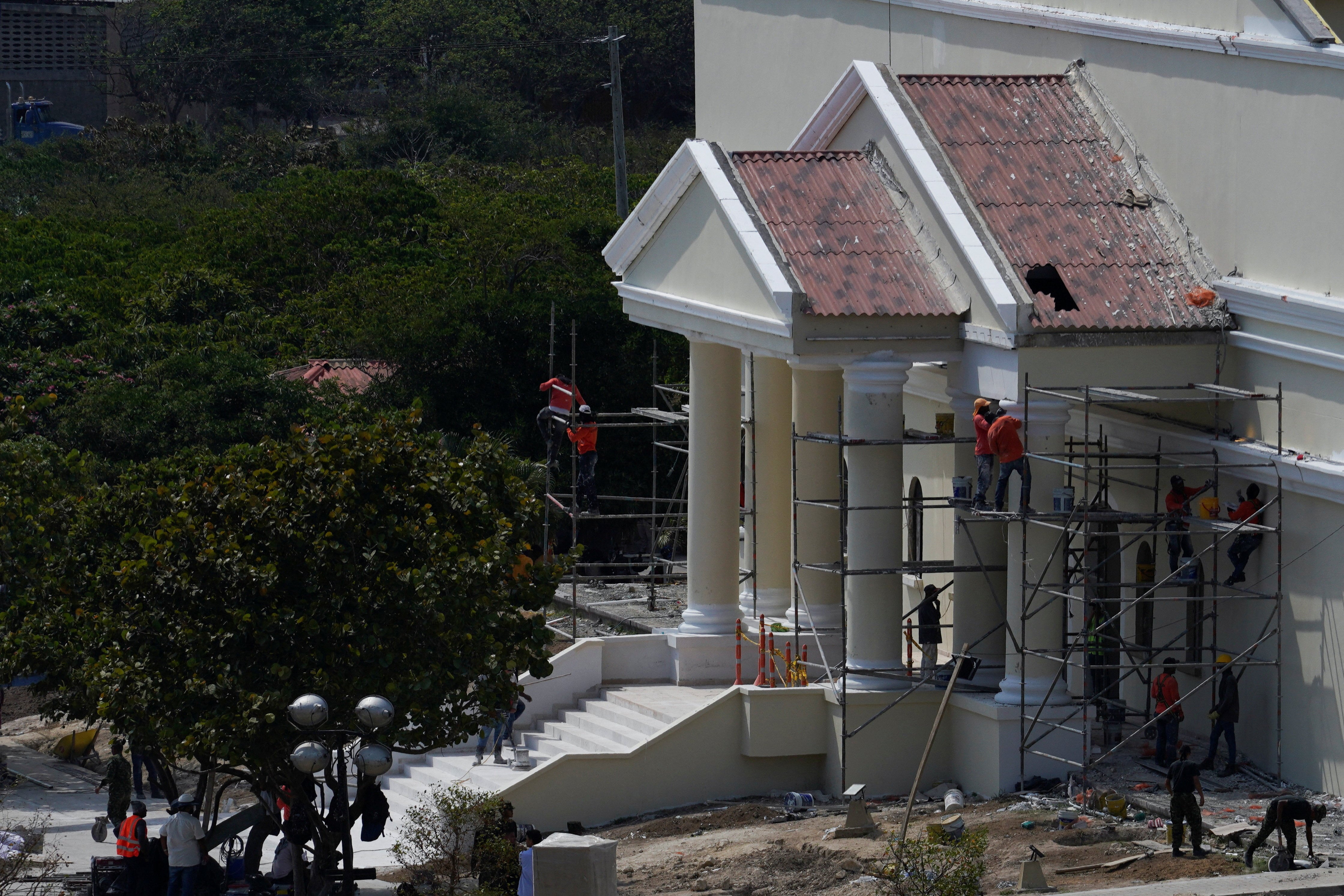 La Gobernación del Atlántico negó haber destinado recursos departamentales para la adecuación de la sede presidencial en Barranquilla - crédito Charlie Cordero/Reuters