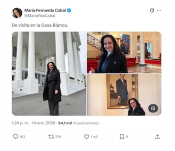 Con una publicación en las