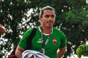 Carlos Giraldo recibió tarjeta roja directa luego de reclamar al juez tras una amonestación en el Torneo BetPlay-crédito @patriotasboyfc/Instagram