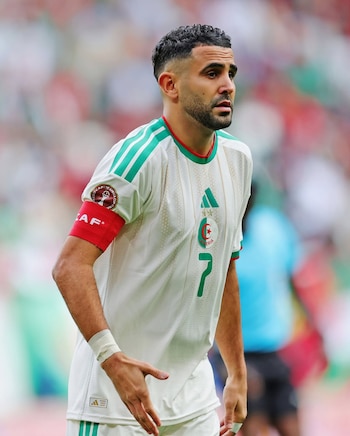 La remera titular de Argelia en la piel de su figura, Riyad Mahrez (@riyadmahrez26.7)