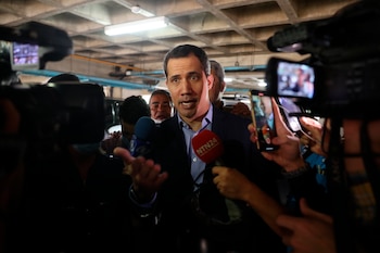 El líder opositor venezolano Juan