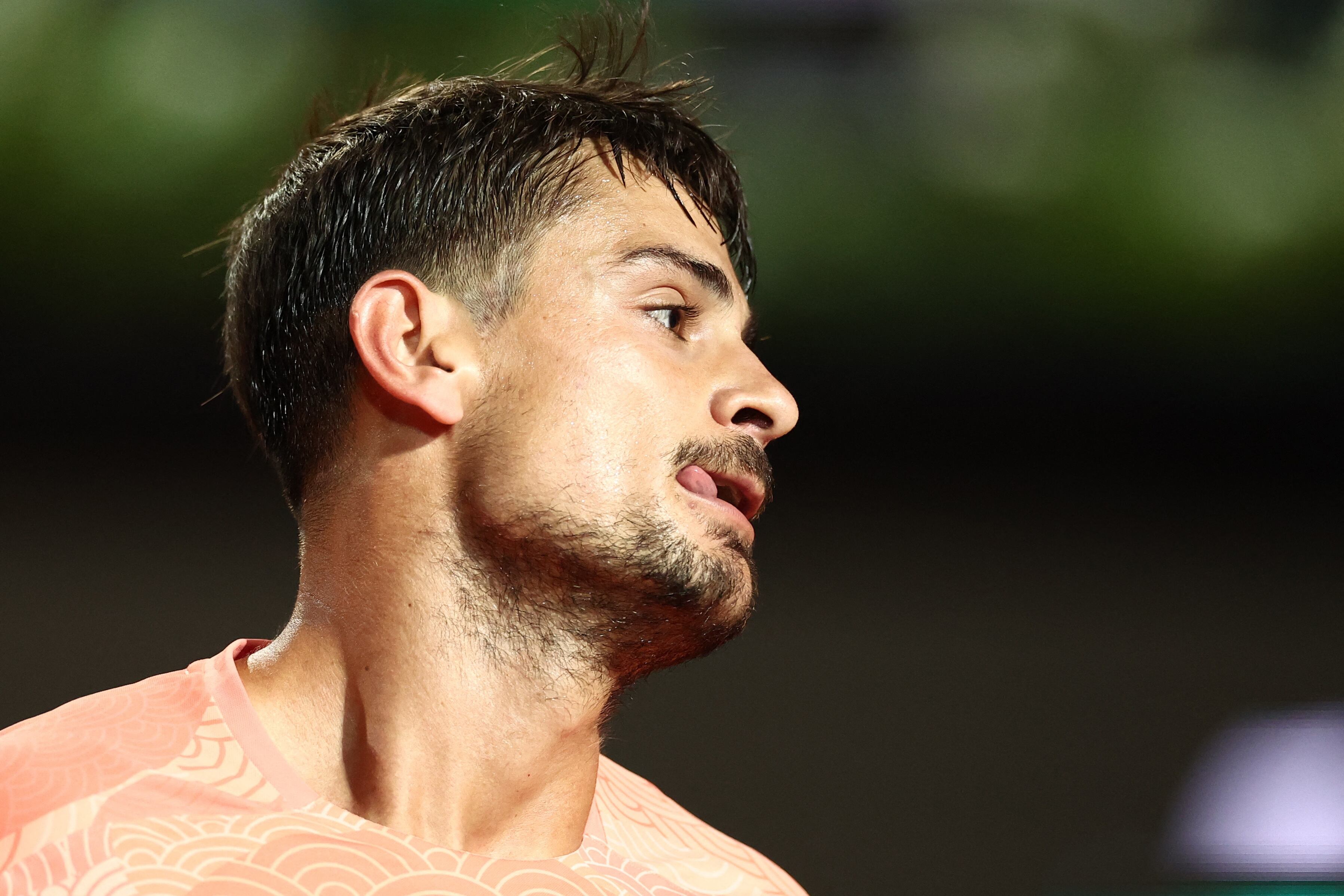 Mariano Navone cayó en la segunda ronda de Wimbledon ante el español Pedro Martínez (Foto: REUTERS/Yves Herman)