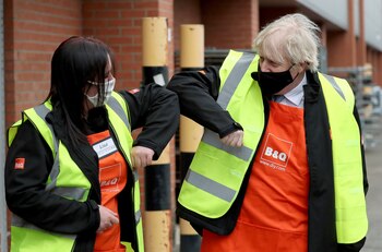 El primer ministro británico Boris