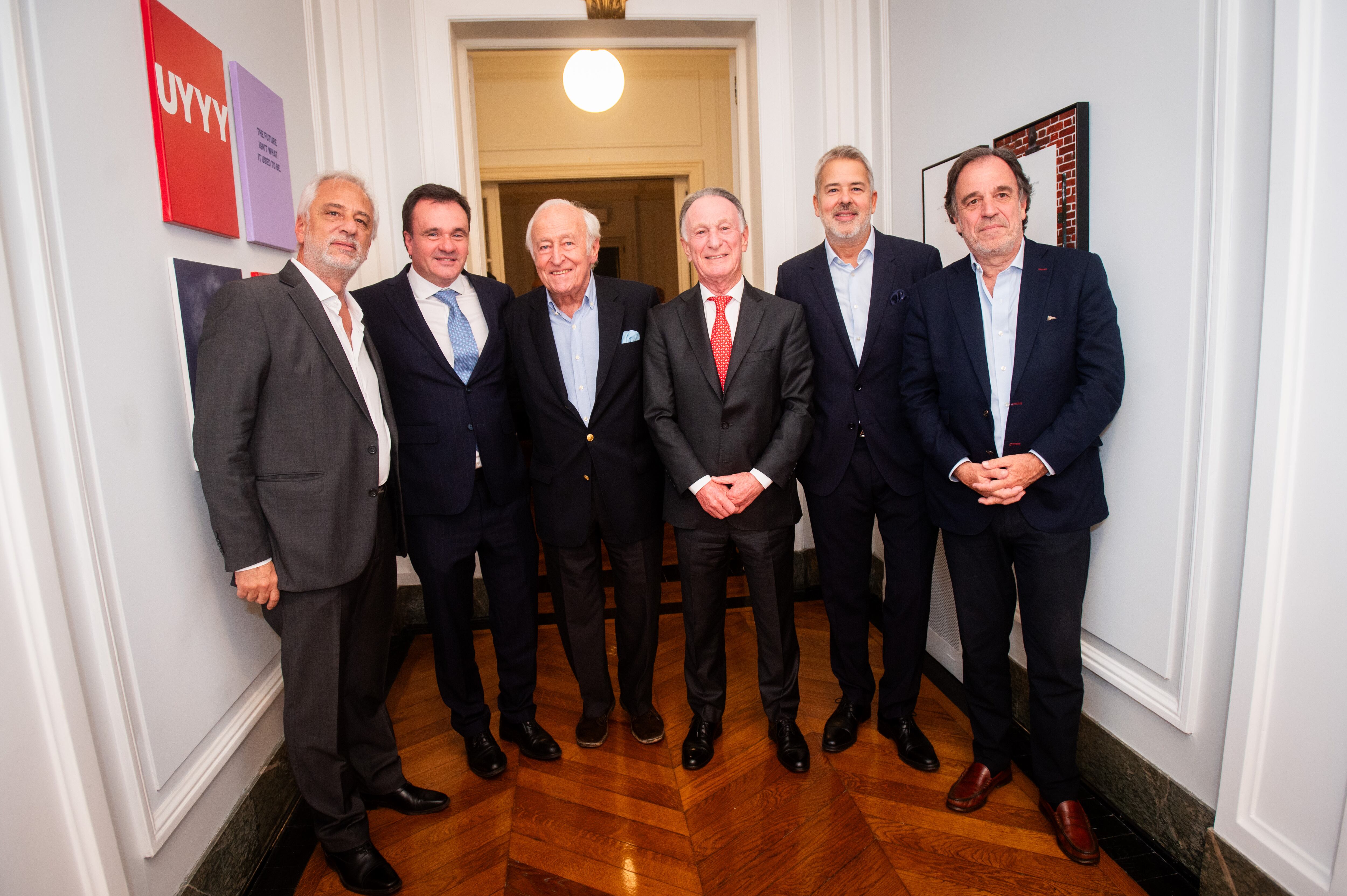 José Eseverri, Juan Pablo Maglier, Santiago Soldati, Gustavo Weiss, Fernando López y Alejandro Colombo