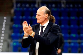 El entrenador del Saski Baskonia,