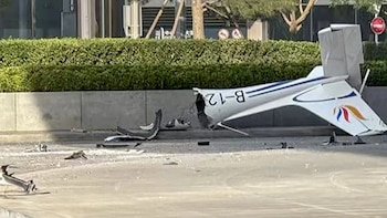 Se estrelló un avión en la Citic Tower, el edificio más alto de Beijing