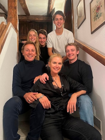 Foto final del festejo: la