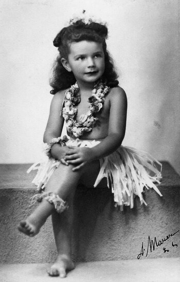Beatriz Sarlo, de niña.