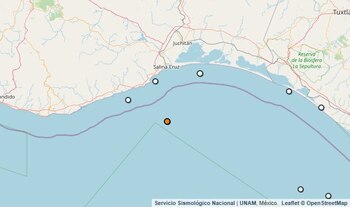 Temblor reportado en Oaxaca.
(SSN)