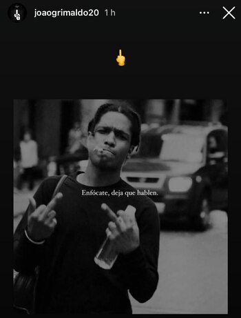 Joao Grimaldo se vuelca contra